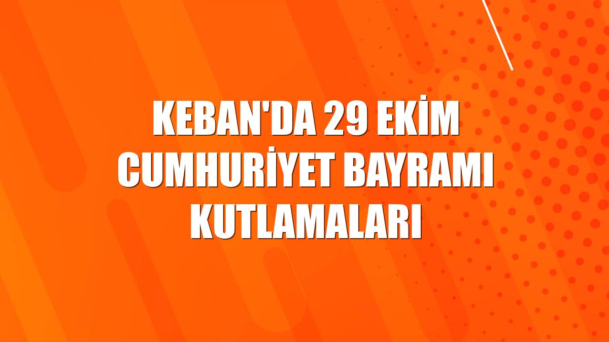 Keban'da 29 Ekim Cumhuriyet Bayramı kutlamaları