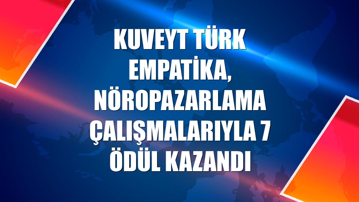 Kuveyt Türk Empatika, nöropazarlama çalışmalarıyla 7 ödül kazandı