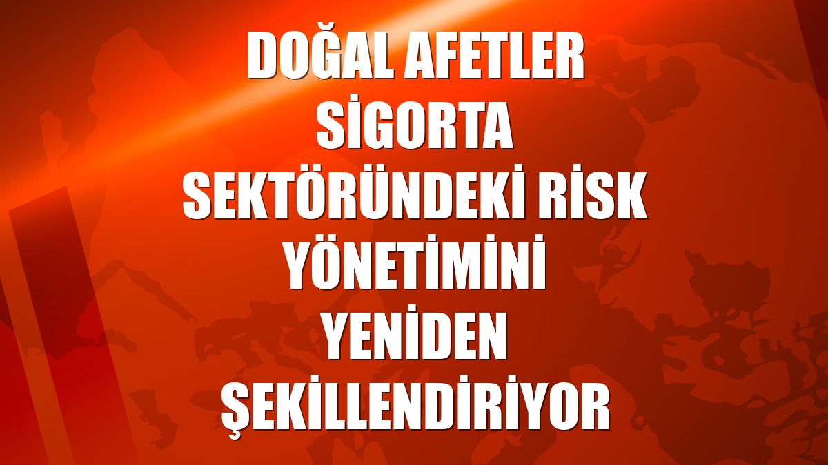 Doğal afetler sigorta sektöründeki risk yönetimini yeniden şekillendiriyor
