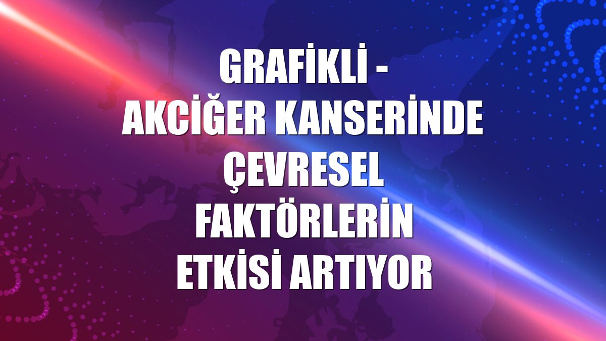 GRAFİKLİ - Akciğer kanserinde çevresel faktörlerin etkisi artıyor