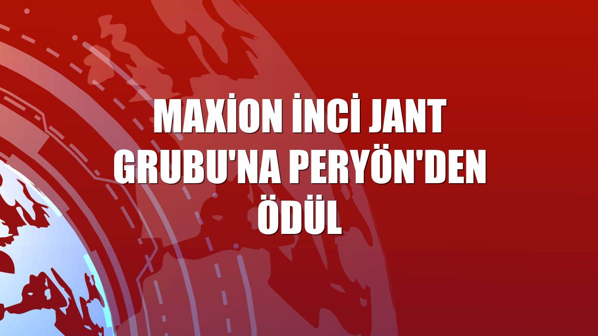 Maxion İnci Jant Grubu'na PERYÖN'den ödül