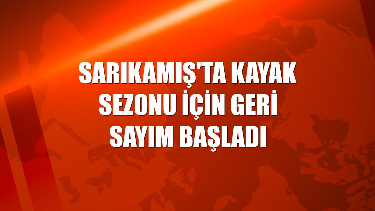Sarıkamış'ta kayak sezonu için geri sayım başladı