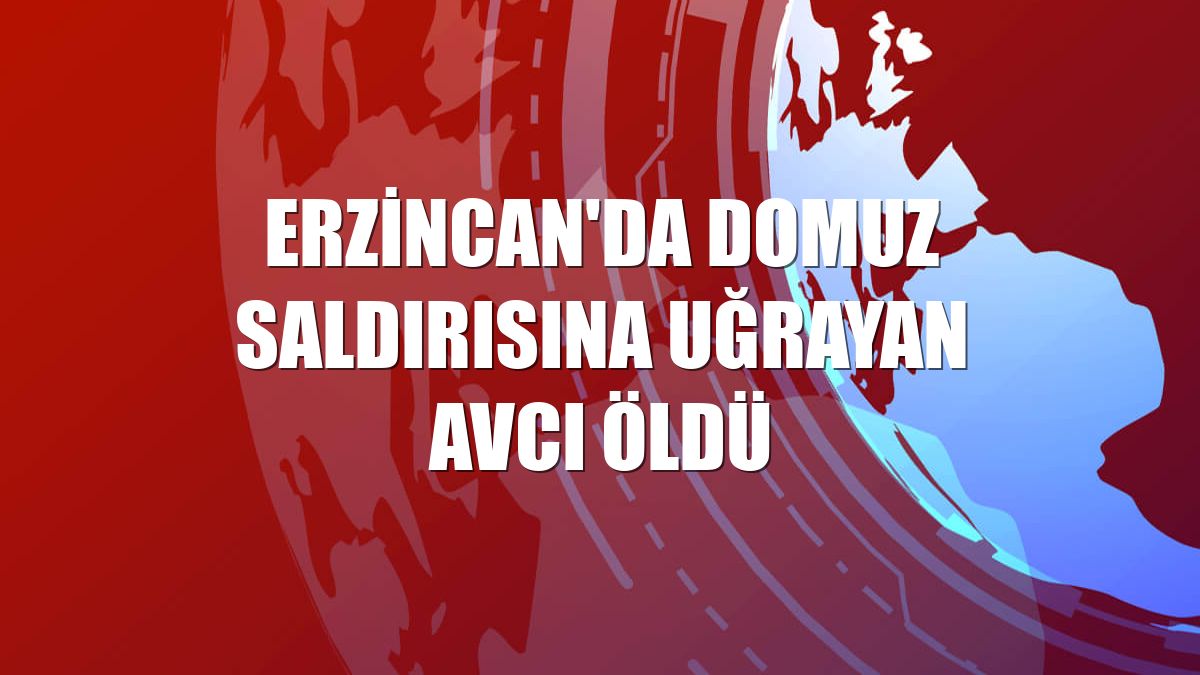Erzincan'da domuz saldırısına uğrayan avcı öldü