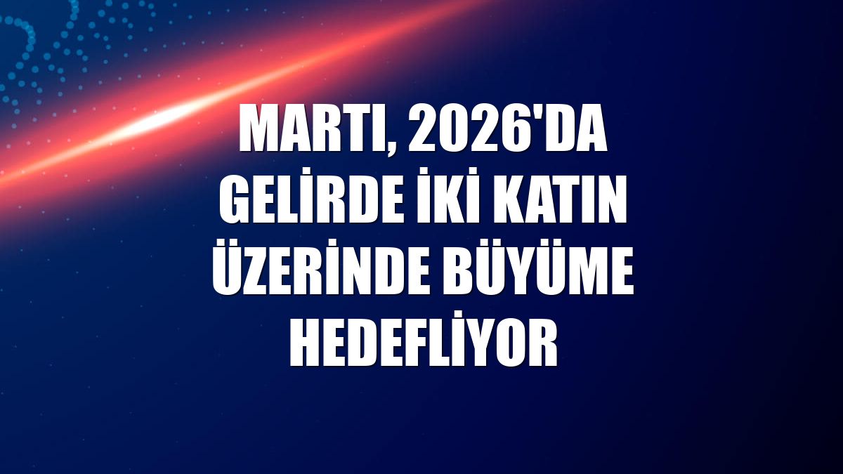 Martı, 2026'da gelirde iki katın üzerinde büyüme hedefliyor