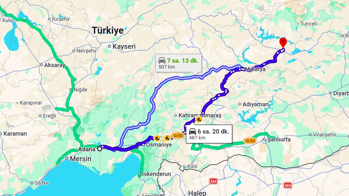 Adana ile Elazığ Arası Kaç KM? Kaç Saat? Adana/Elazığ Mesafe Bilgisi!