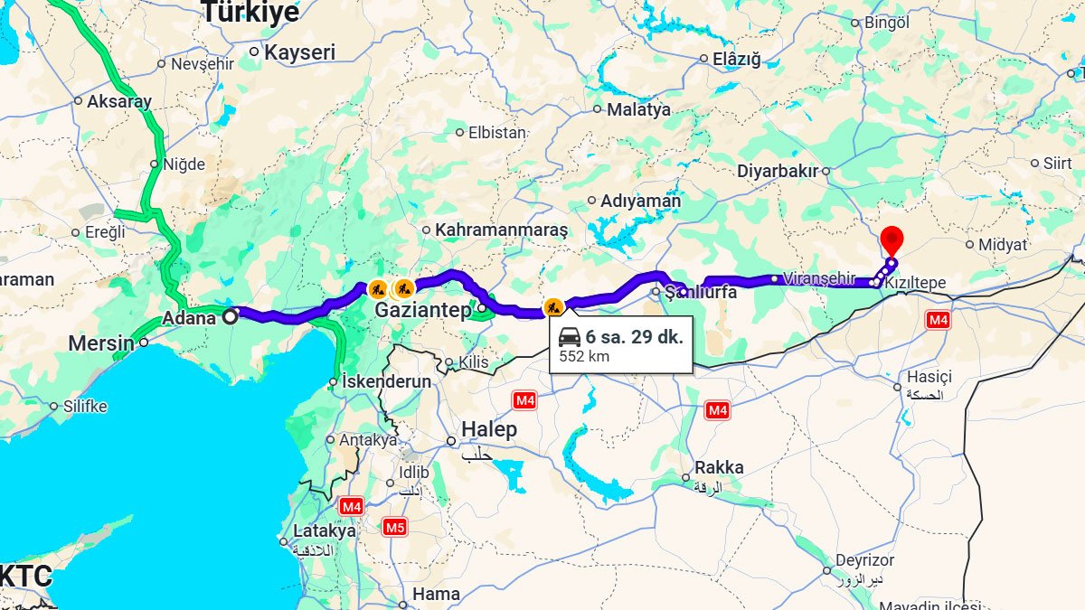 Adana ile Mardin Arası Kaç KM? Kaç Saat? Adana/Mardin Mesafe Bilgisi!