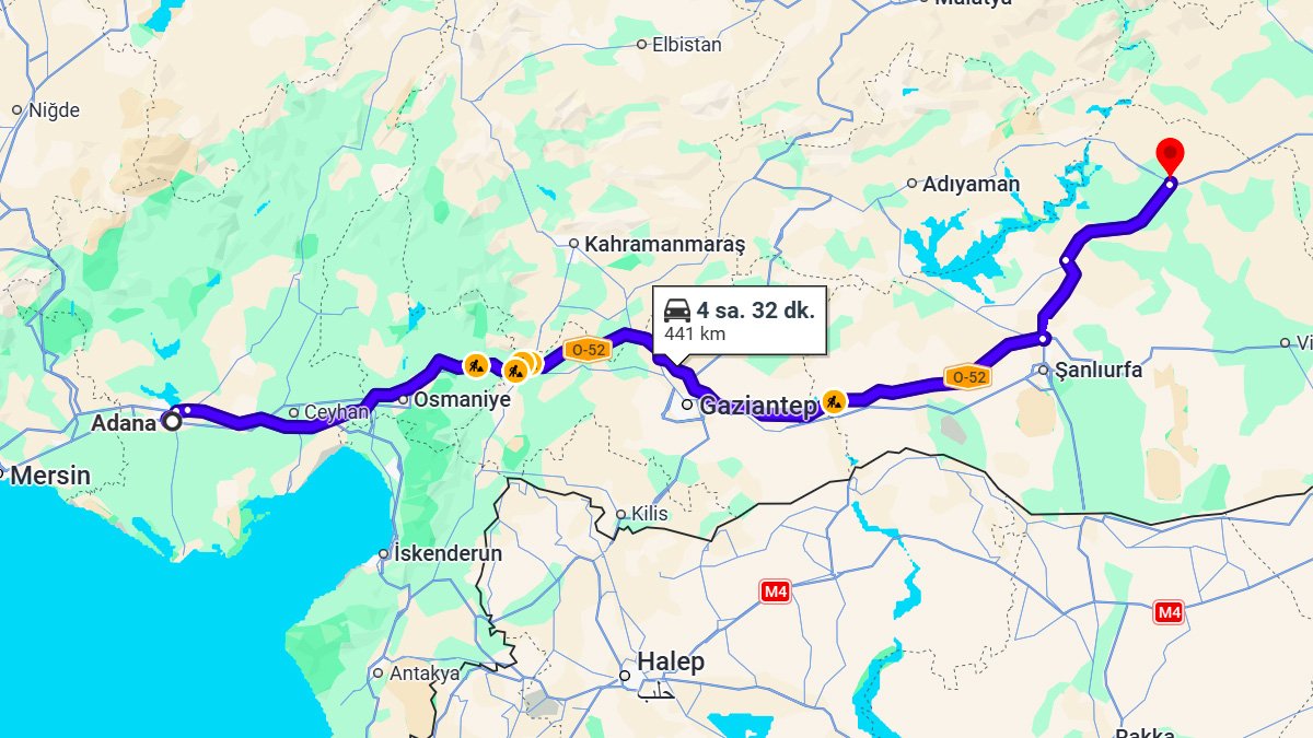 Adana ile Siverek Arası Kaç KM? Kaç Saat? Adana/Siverek Mesafe Bilgisi!