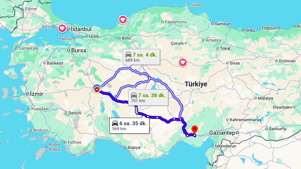 Afyonkarahisar ile Adana Arası Kaç Km? Kaç Saat? Afyonkarahisar/Adana Mesafe Bilgisi!