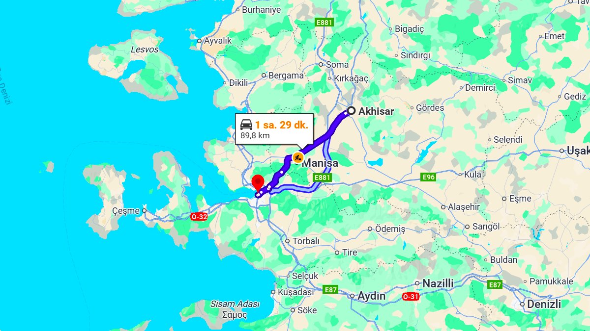 Akhisar ile İzmir Arası Kaç KM? Kaç Saat? Akhisar/İzmir Mesafe Bilgisi!
