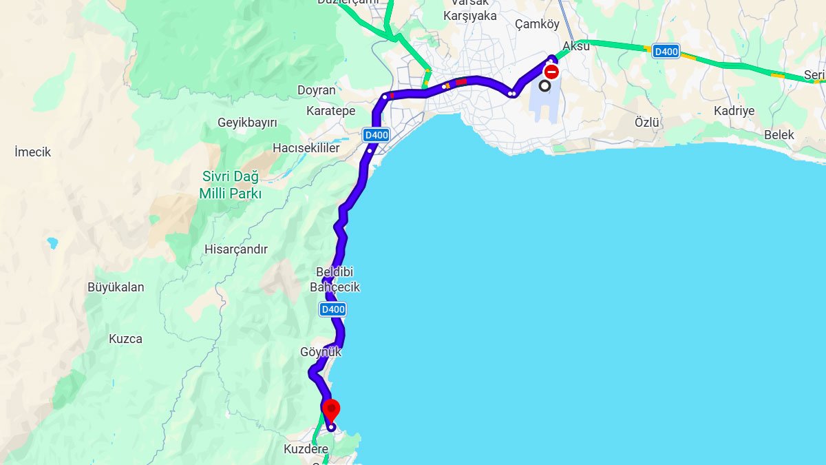 Antalya Havalimanı ile Kemer Arası Kaç KM? Kaç Saat? Antalya Havalimanı/Kemer Mesafe Bilgisi!