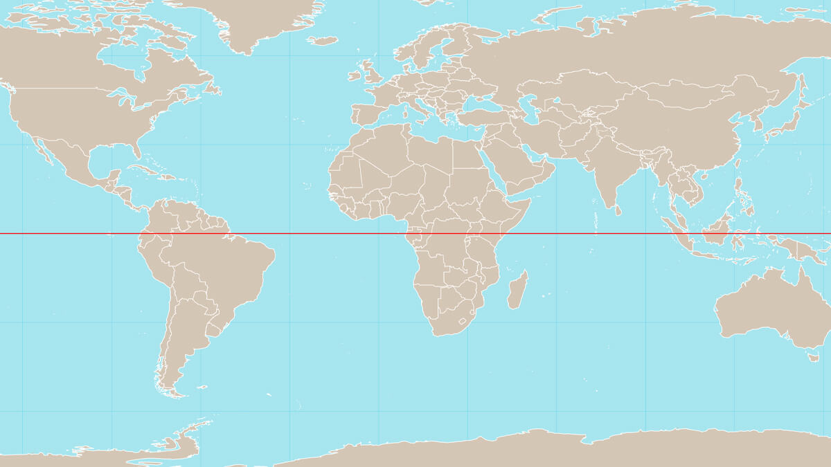 Ekvator Çizgisi Nedir? Ekvatorun Geçtiği Ülkeler ve Özellikleri Nelerdir?