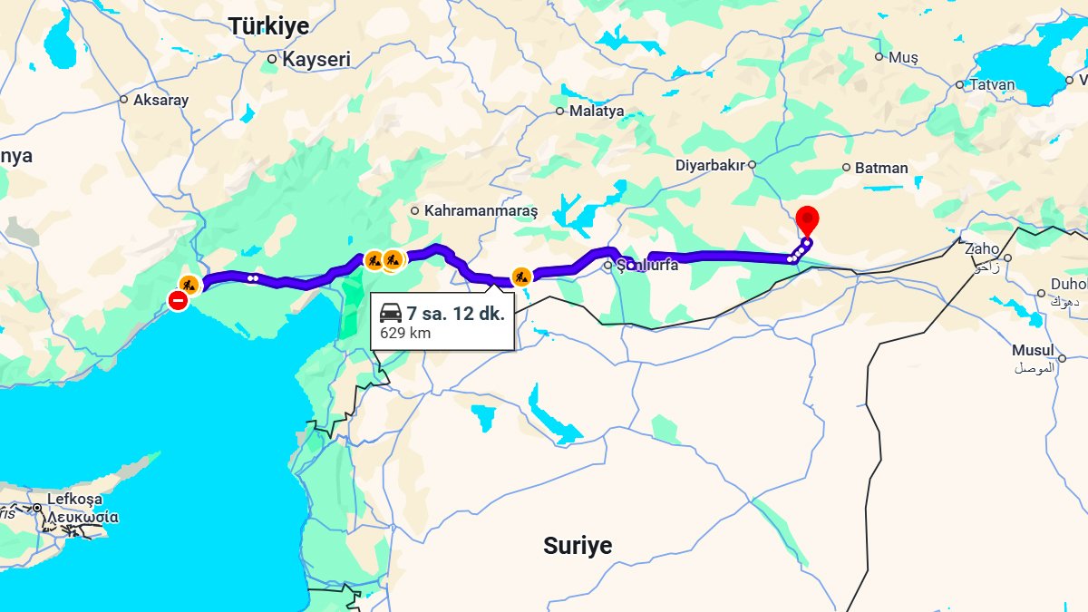 Mersin ile Mardin Arası Kaç KM? Kaç Saat? Mersin/Mardin Mesafe Bilgisi!