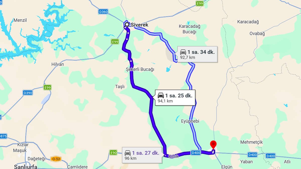 Siverek ile Viranşehir Arası Kaç KM? Kaç Saat? Siverek/Viranşehir Mesafe Bilgisi!
