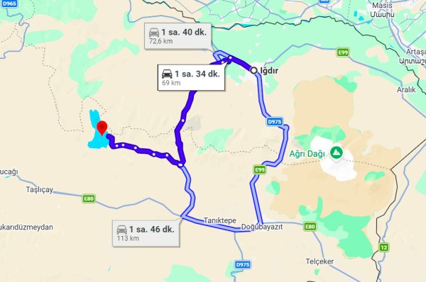 Iğdır Balık Gölü Arası Kaç Km?