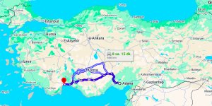 Adana Antalya Arası Kaç Km?