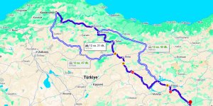 Kastamonu Diyarbakır Arası Kaç Km?