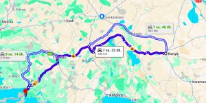 Konya Marmaris Arası Kaç Km?