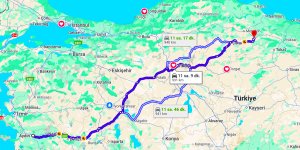 Aydın Amasya Arası Kaç Km?