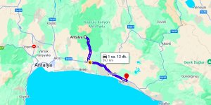 Antalya Manavgat Arası Kaç Km?