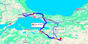 Çorlu Eskişehir Arası Kaç Km?