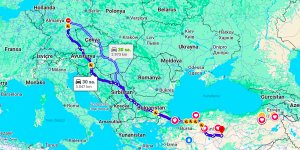 Almanya Türkiye Arası Kaç Km?