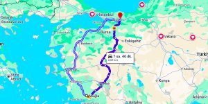 Muğla Sakarya Arası Kaç Km?