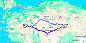 Kayseri Uşak Arası Kaç Km?