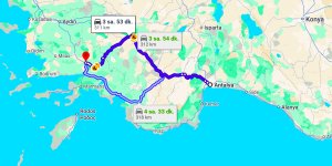 Antalya Muğla Arası Kaç Km?
