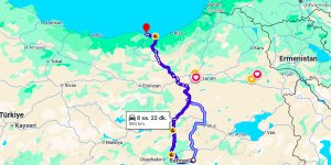 Batman Trabzon Arası Kaç Km?