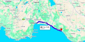 Antalya Alanya Arası Kaç Km?
