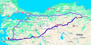 Amasya İzmir Arası Kaç Km?