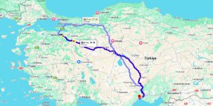 Bursa Mersin Arası Kaç Km?