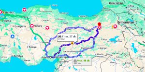 Adana Erzurum Arası Kaç Km?
