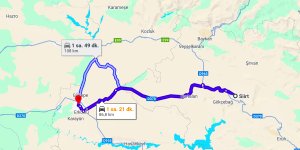 Siirt Batman Arası Kaç Km?