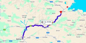 Batman Bitlis Arası Kaç Km?