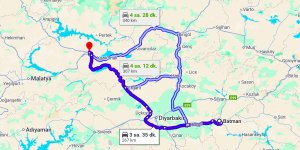 Batman Elazığ Arası Kaç Km?