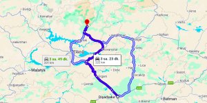 Diyarbakır Tunceli Arası Kaç Km?