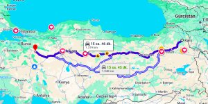 Kars Eskişehir Arası Kaç Km?