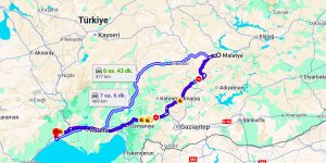 Malatya Mersin Arası Kaç Km?