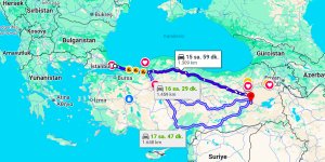 İstanbul Muş Arası Kaç Km?