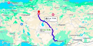 Adana Ankara Arası Kaç Km?