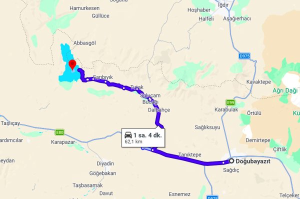 Doğubayazıt Balık Gölü Arası Kaç Km?