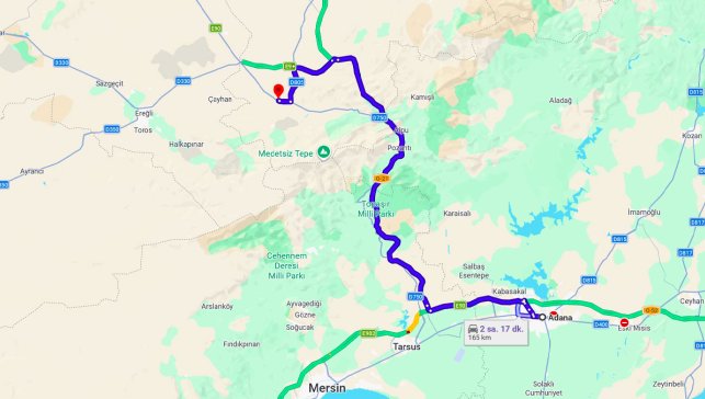 Adana Ulukışla Arası Kaç Km?