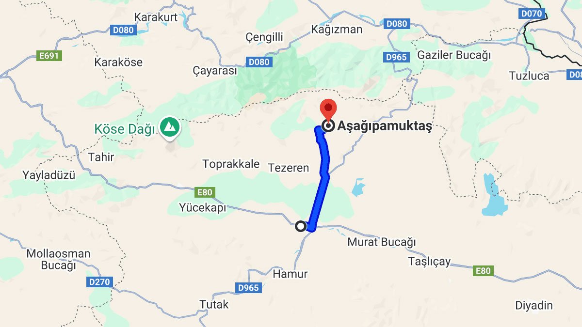 Aşağı Pamuktaş İlkokulu Merkez/Ağrı