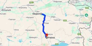 Eleşkirt Patnos Arası Kaç Km?