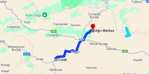 Tutak Ağrı Arası Kaç Km?
