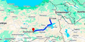 Tutak Diyarbakır Arası Kaç Km?