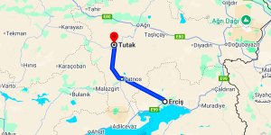 Erciş Tutak Arası Kaç Km?