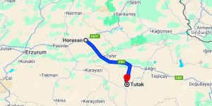Horasan Tutak Arası Kaç Km?