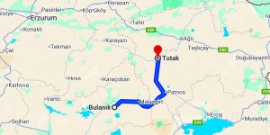Bulanık Tutak Arası Kaç Km?